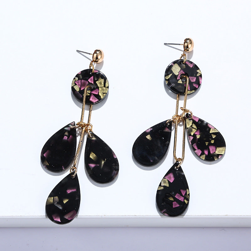 Wholesale Leaf Shape Series Twigs Flowers Earrings